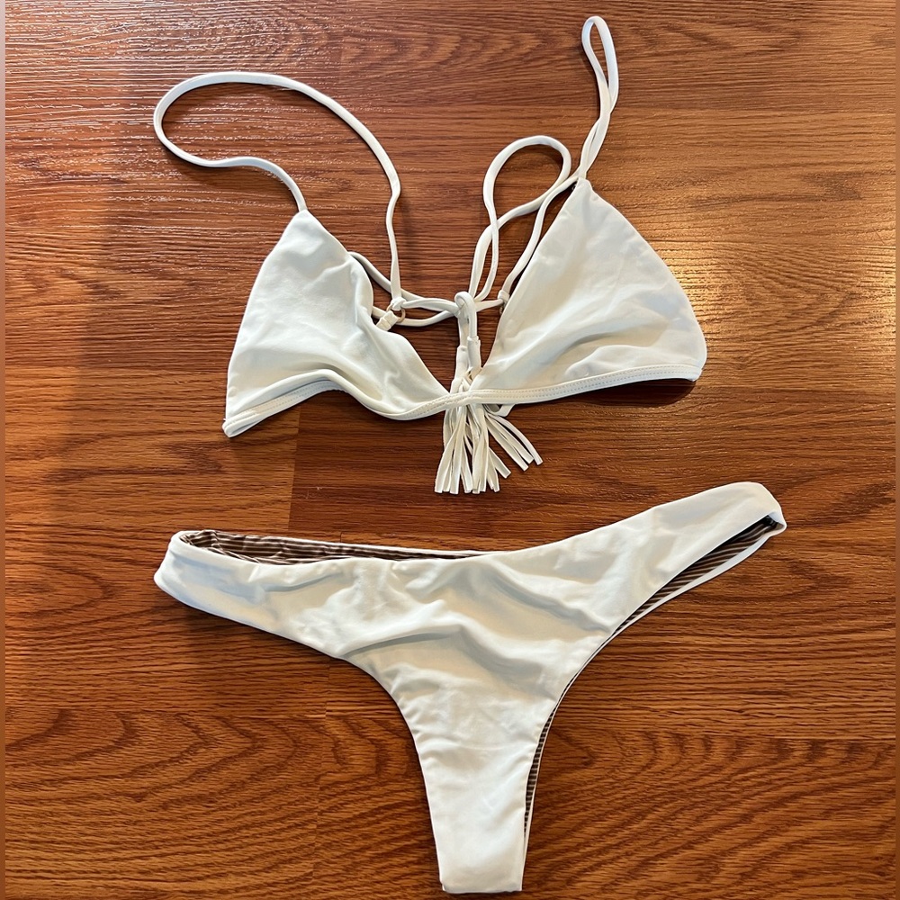 Acacia White Bikini